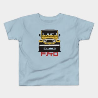 Landcruiser fj40 (yellow) Kids T-Shirt